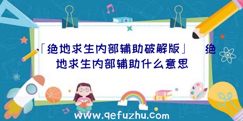 「绝地求生内部辅助破解版」|绝地求生内部辅助什么意思